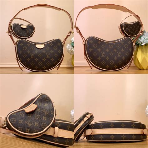 fake louis vuitton croissant|Louis Vuitton denim crossbody bag.